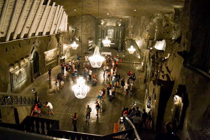 The Wieliczka salt mine